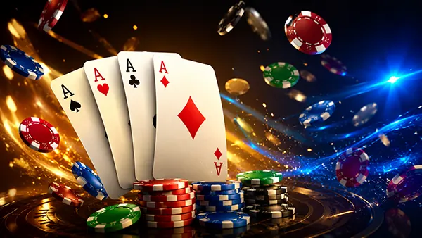 Casino poker machine